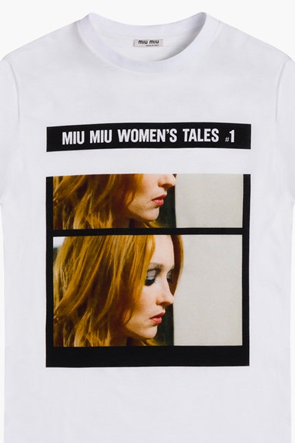 Футболки Miu Miu капсульная коллекция вдохновленная короткометражными фильмами