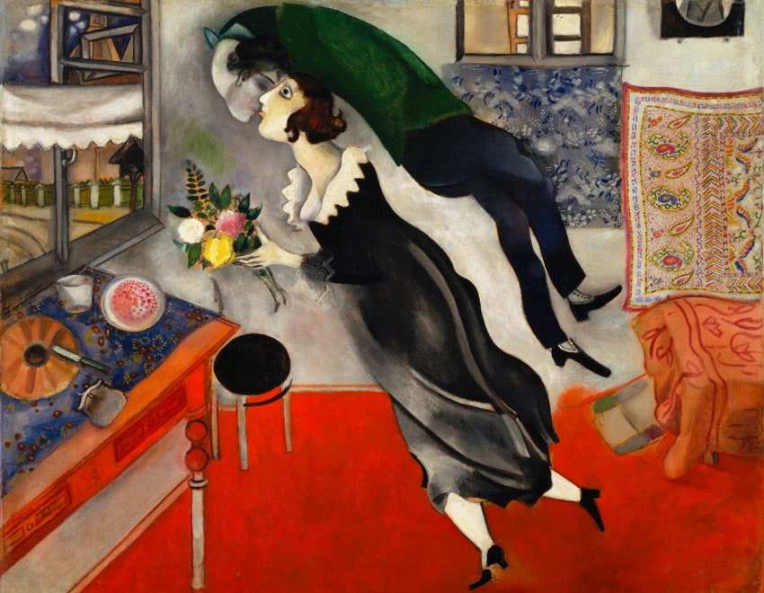 Выставка Марка Шагала открывается в Бильбао в филиале музея Гуггенхайма