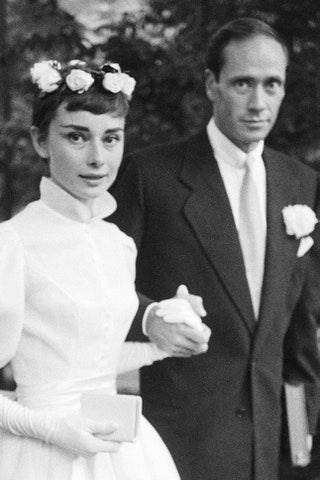 Одри Хепберн и Мел Феррер 1954.