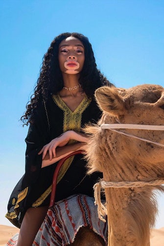 Винни Харлоу на каникулах в Дубае фото из инстаграма модели