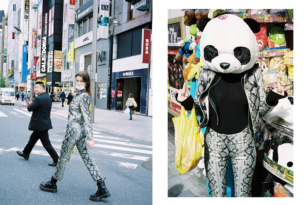 Белла Хадид  фото модели в Токио
