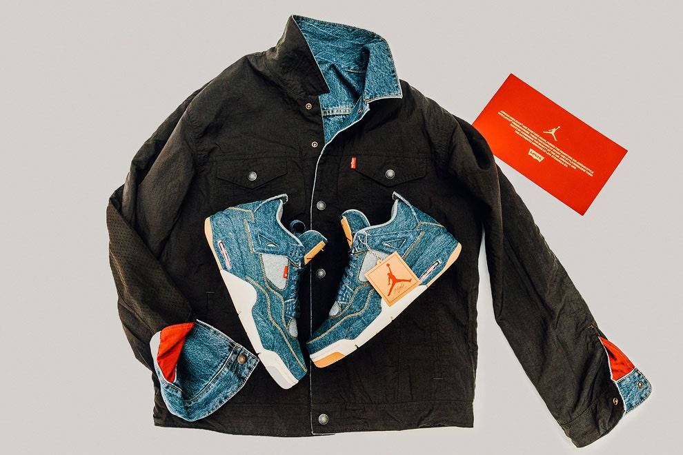 Вторая капсула Levi's и Jordan в коллекцию вошли кроссовки и куртка