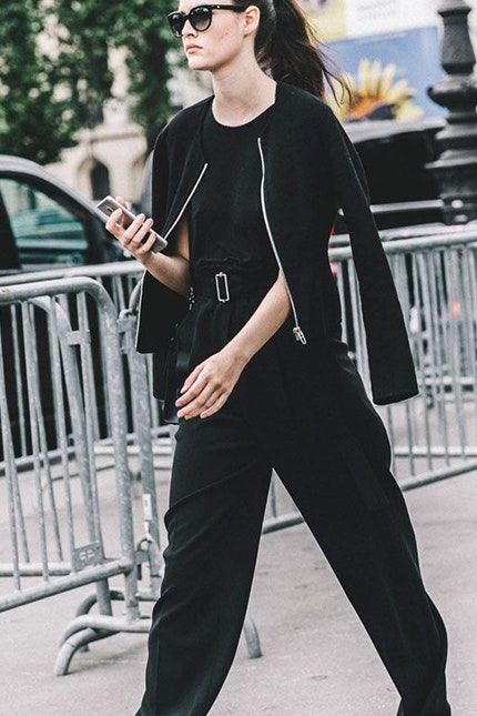 Как носить вещи черного цвета весной стильные женские образы на все случаи жизни
