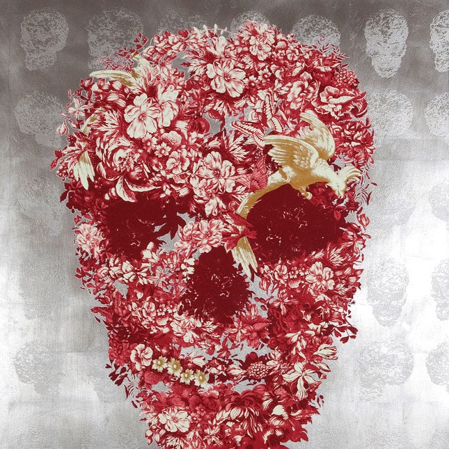Цветочные черепа и другие работы Джеки Цая в ММОМА