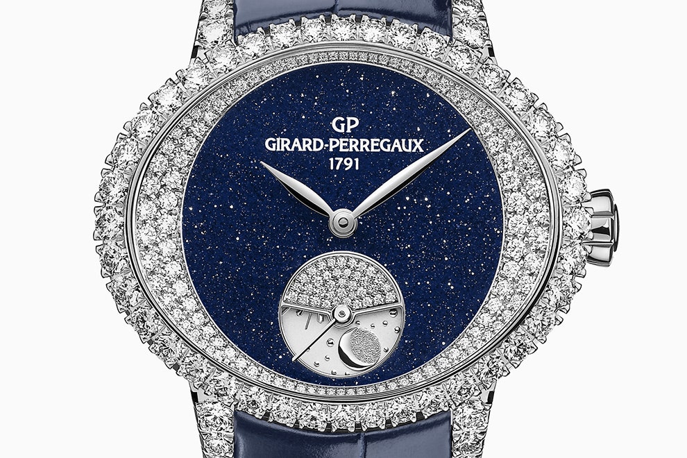 Часы GirardPerregaux Cats Eye Day  Night с циферблатом из авантюринового стекла