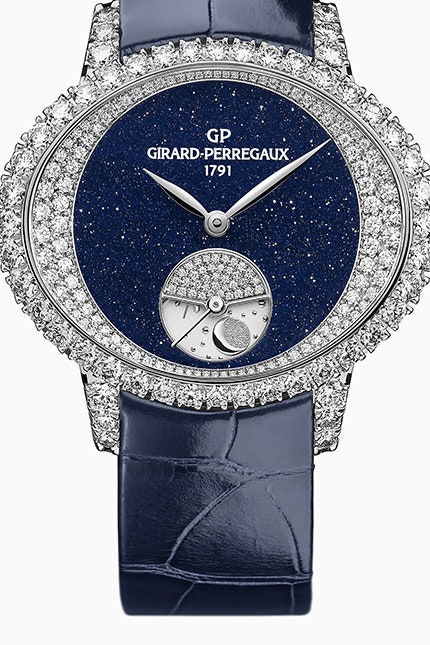 Часы GirardPerregaux Cats Eye Day  Night с циферблатом из авантюринового стекла