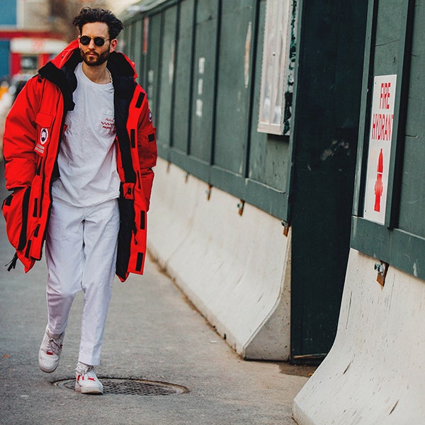 Streetstyle на мужской Неделе моды в Нью-Йорке