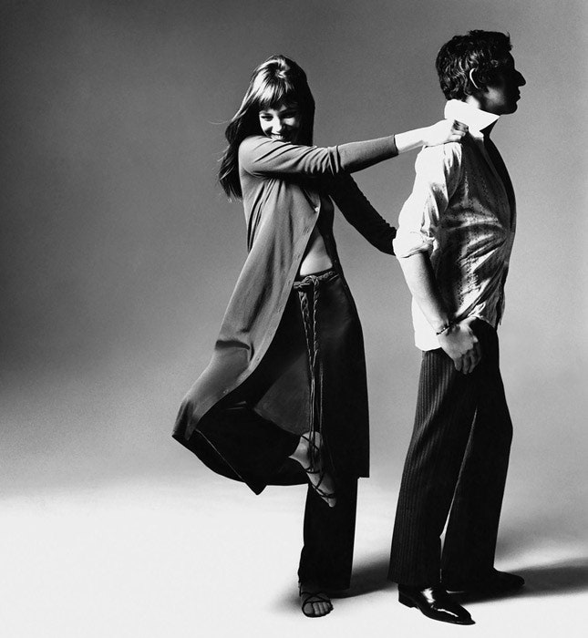 Джейн Биркин и Серж Генсбур фото со съемки Vogue