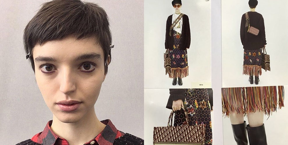 Ася Резникова на показе Dior осеньзима 2018 чем московская модель покорила агентов