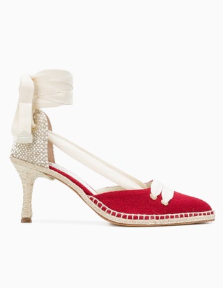 Туфли из парусины Manolo X Castaner 23938 рублей farfetch.com.
