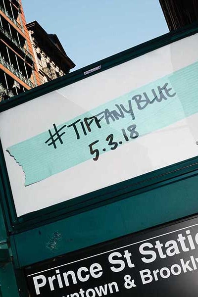 Tiffany  Co. раскрасили НьюЙорк в голубой цвет рекламная кампания Believe In Dreams