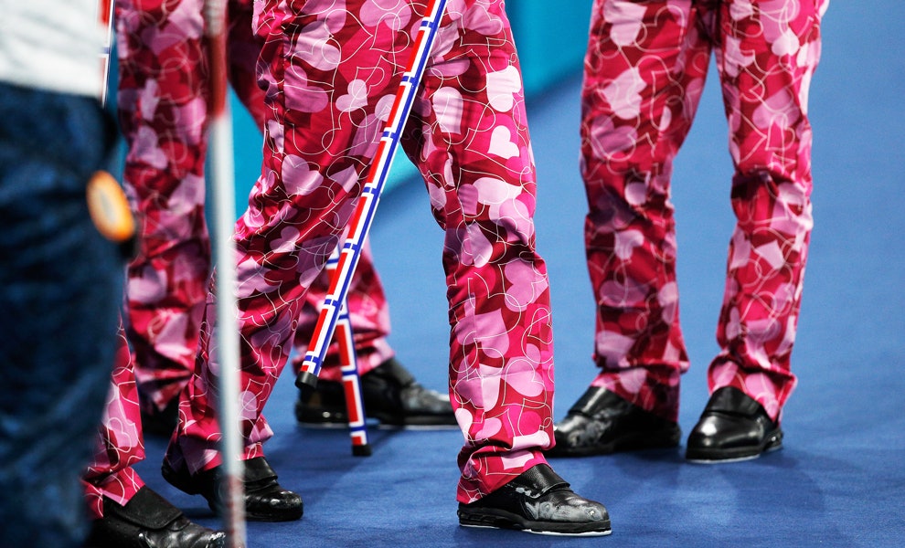 Сборная Норвегии по керлингу фото 11 пар модных спортивных штанов на Олимпиаде