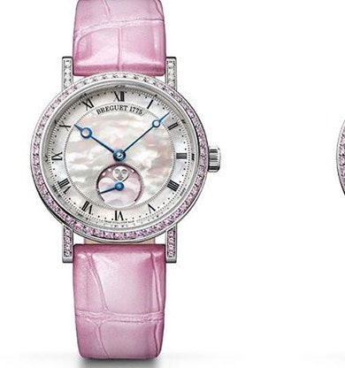 Часы Breguet Classique Phase de Lune Dame в розовом цвете представлены во «Временах года»