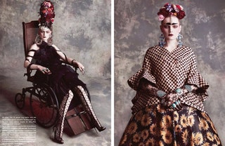 Женевье ван Синус в Vogue Германия июнь 2014. Фото Даниэль  Янго.