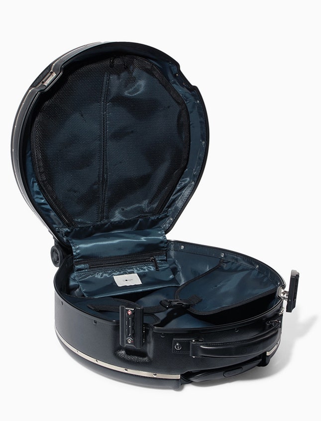 Маленький круглый чемодан OOKONN для путешествий фото модели