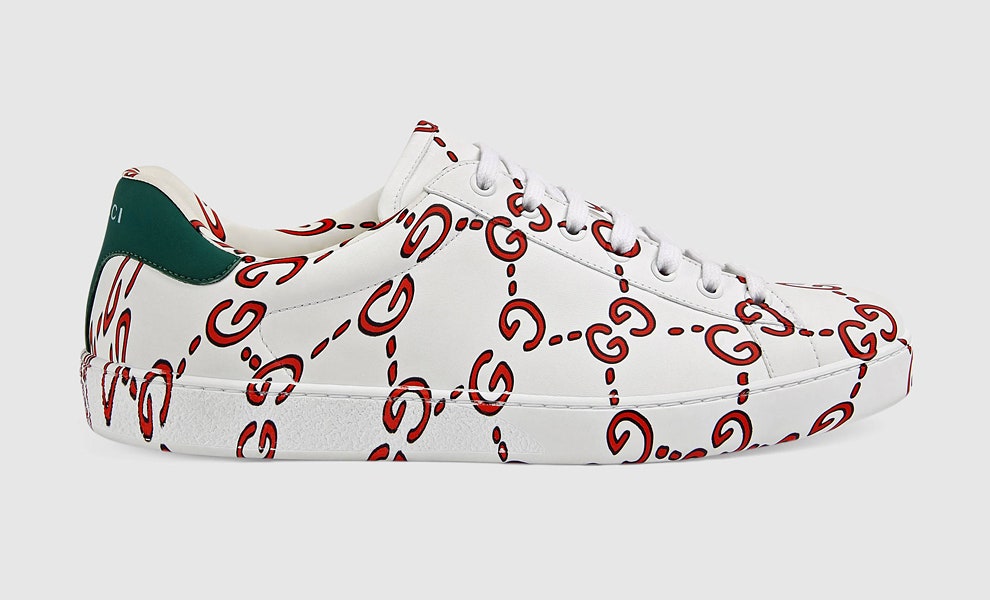 Кеды Gucci Ace с логотипом бренда поступили в продажу