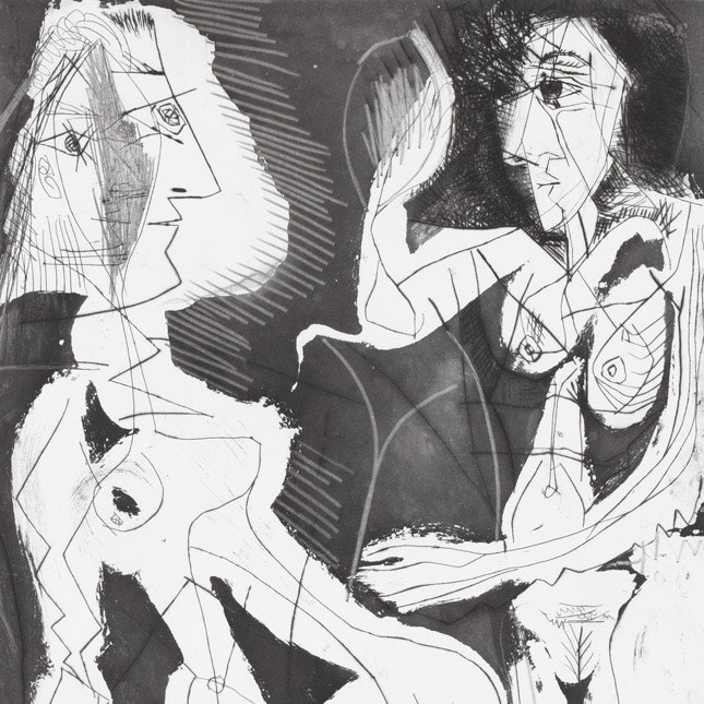 Графические работы Пабло Пикассо на выставке в Истре
