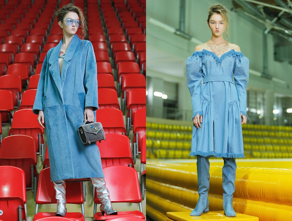 Модные тенденции фото актуальных вещей голубого цвета