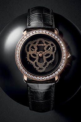 Часы Rvlation d'une Panthère от Cartier фото и обзор модели