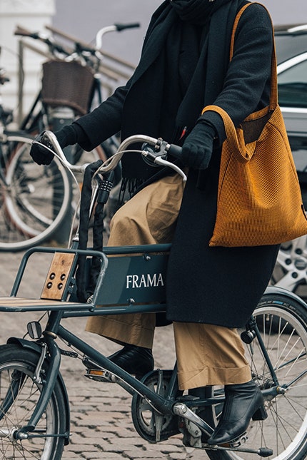 Уличный слить фото модных образов с Недели моды в Копенгагене