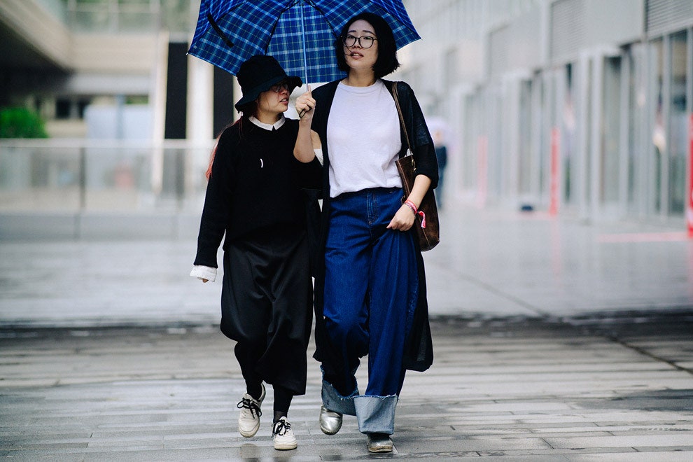 Уличный стиль фото с Недели моды в Шанхае