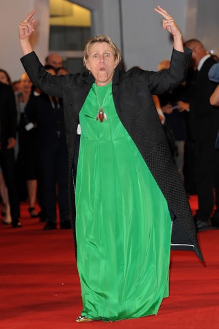 Фрэнсис Макдорманд на Венецианском кинофестивале в 2017 году.