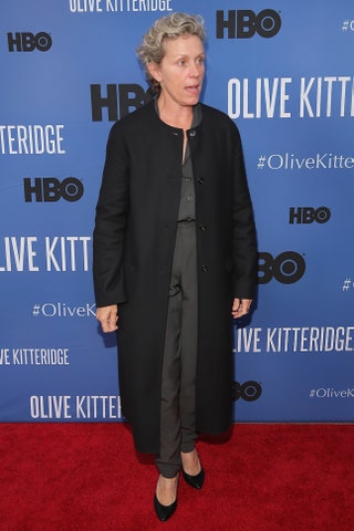 Фрэнсис Макдорманд на премьере «Что знает Оливия» в 2014 году.
