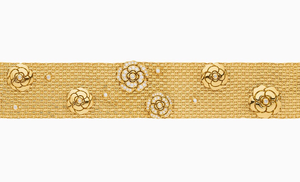 Коллекция Bouton de Camlia от Chanel украшения с бриллиантами из белого и желтого золота