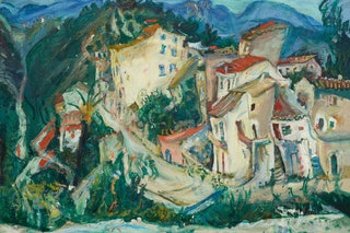 Хаим Сутин «Пейзаж Кань» 19241925.