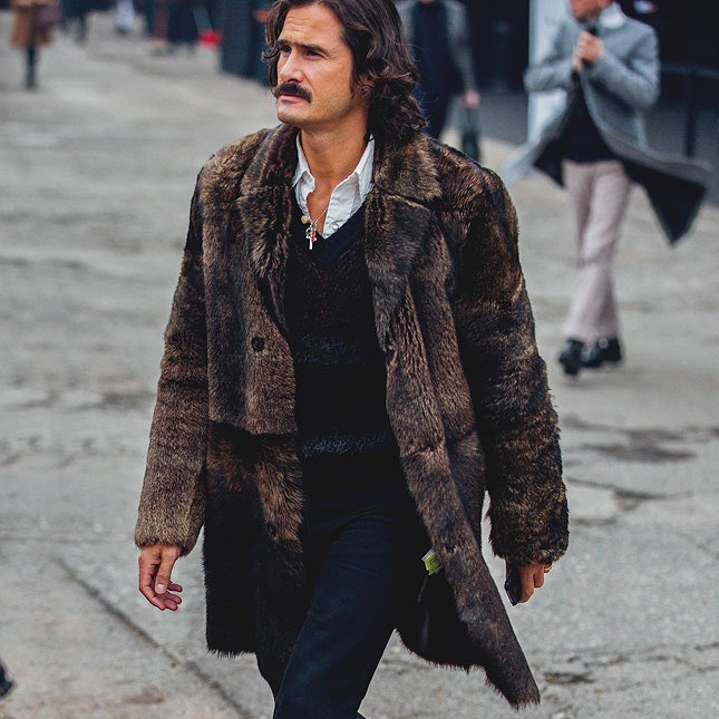 Streetstyle на Неделе мужской моды в Милане