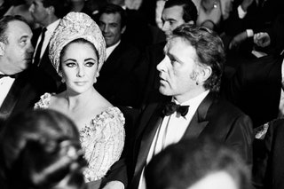 Элизабет Тейлор и Ричард Бертон в римском Teatro Sistina 1966.