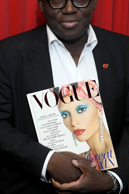 Фото звезд с ужина в честь выхода первого британского Vogue под руководством Эдварда Эннинфула
