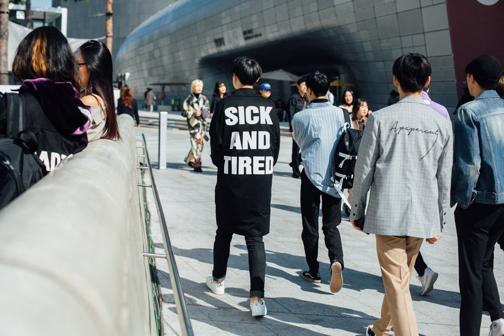 Уличный стиль фото с Недели моды в Сеуле. Часть 1