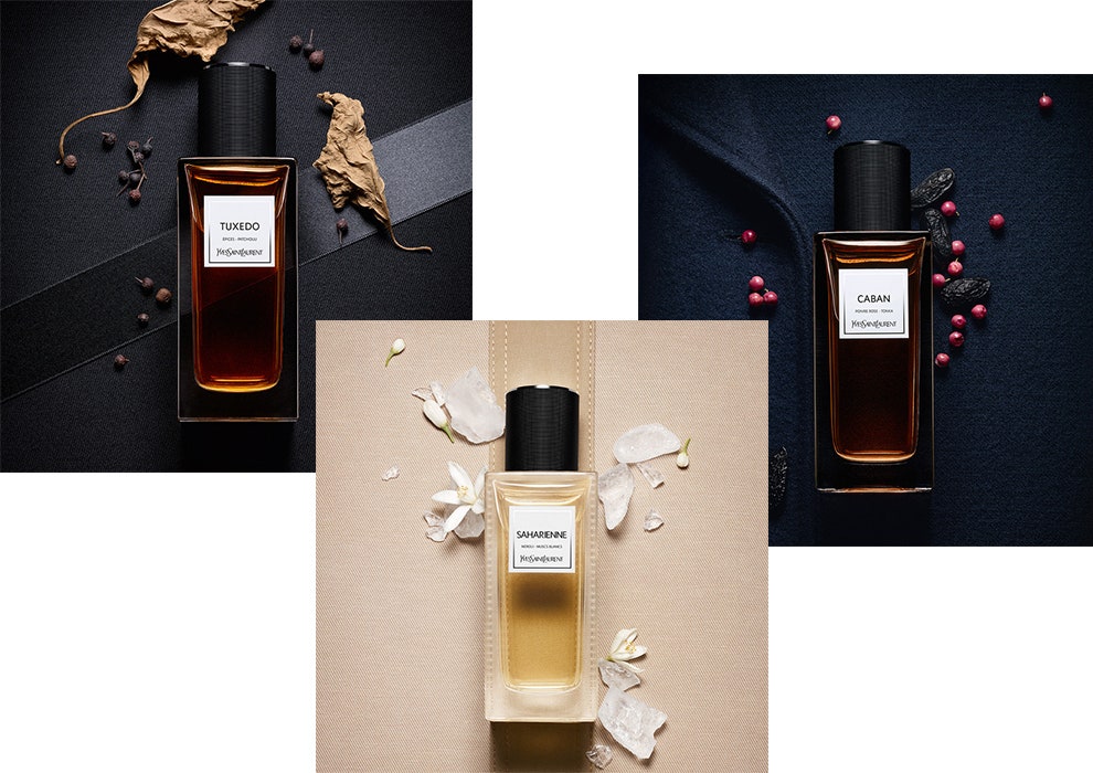Нишевые свечи для дома Yves Saint Laurent на основе ароматов Tuxedo Caban Saharienne