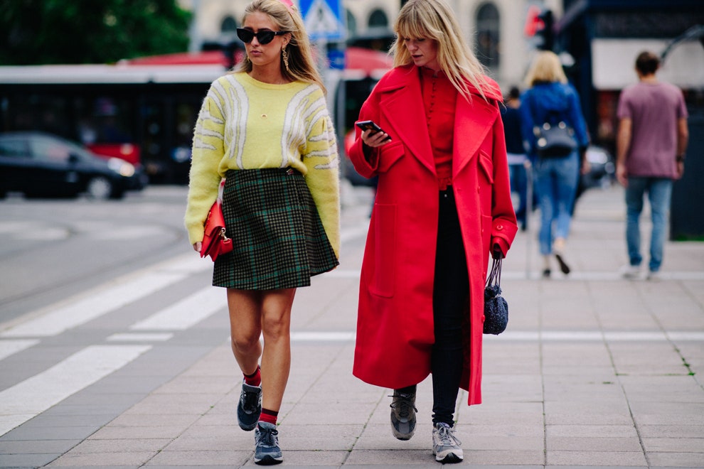 Уличный стиль фото с Недели моды в Стокгольме