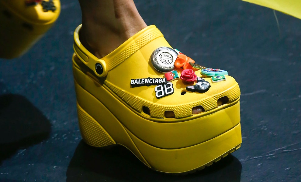 Модная обувь фото новых кроксов Balenciaga