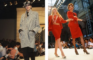 Chanel осеньзима 1985 Chanel Haute Couture осеньзима 1986.