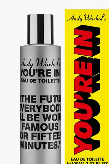 Новый аромат Comme des Garçons посвящен Энди Уорхолу фото флаконов с цитатами