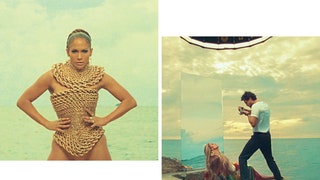 Дженнифер Лопес в клипе на песню Ni Tú Ni Yo в платьях Tom Ford