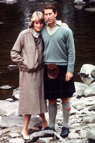 Принц Чарльз и Диана Спенсер 1981.