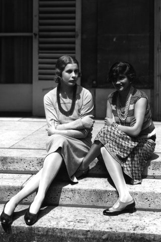 Леди Абди и Коко Шанель 1929.