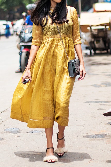 Уличный стиль фото с Недели моды в Мумбае