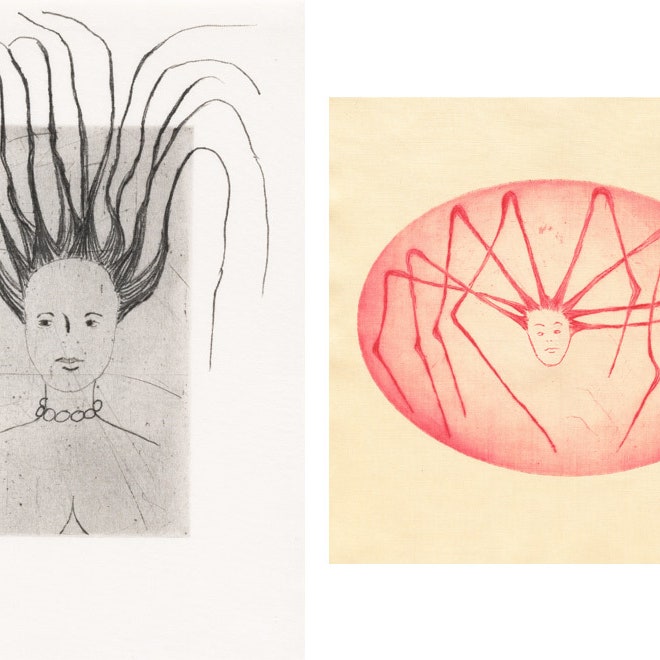 Рисунки Луиз Буржуа в MoMA