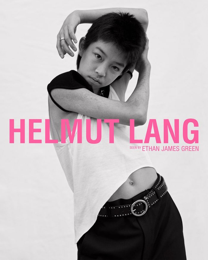 Коллекция Шейна Оливера для Helmut Lang первые кадры из рекламной кампании