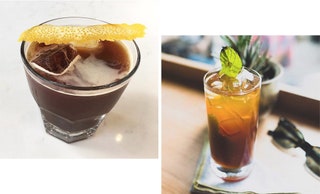 The Bootlegger с тоником 42andlawrence. Cold Brew Mojito methodicalcoffee.
