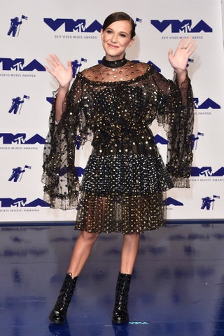 В Rodarte на премии MTV VMA август 2017.