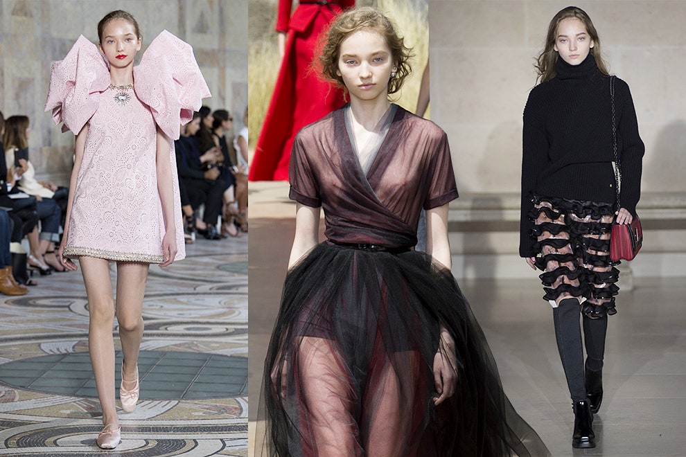 Российская модель Милена Иоанна на показах Valentino Giambattista Valli и Christian Dior