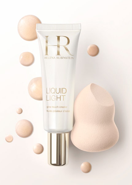 Liquid Light от Helena Rubinstein тон с частицами перламутра и спонж в комплекте