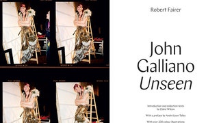 Альбом John Galliano Unseen с редкими фотографиями изза кулис модных показов Dior
