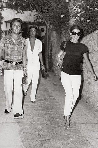 Валентино Гаравани и Джеки Онассис 1971.